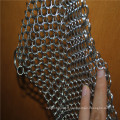 Stainless steel ring mesh scrubber / Cast iron cleaner